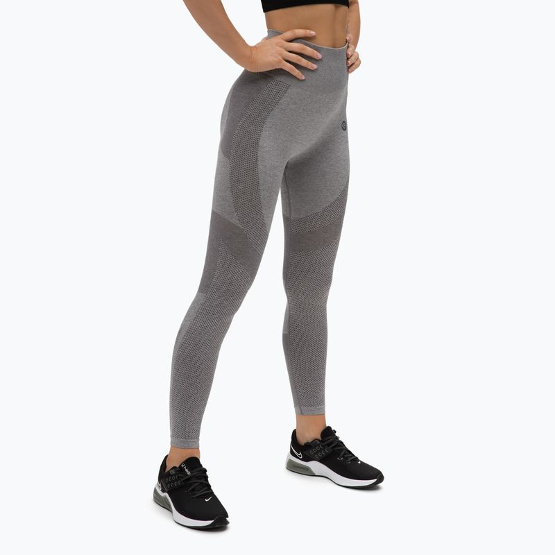Damen-Leggings Gym Glamour Fusion grau 331