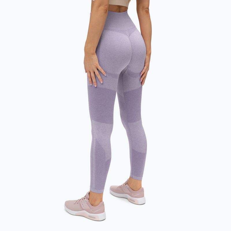 Damen Gym Glamour Fusion Leggings lila 335 3