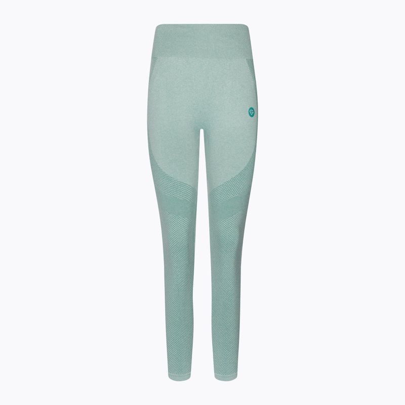 Damen-Leggings Gym Glamour Fusion grün 337 6