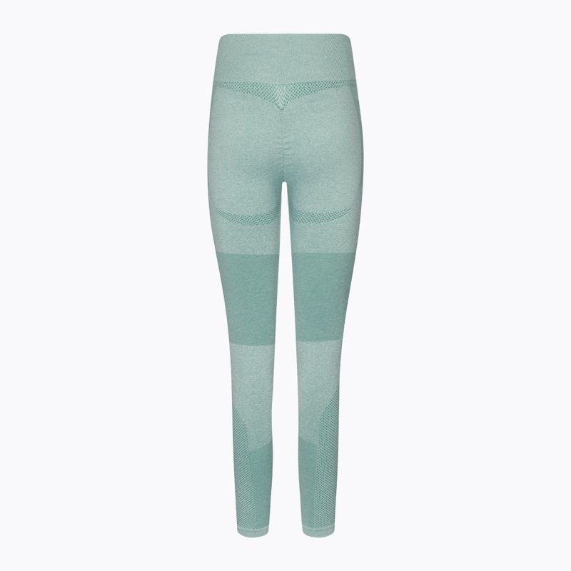 Damen-Leggings Gym Glamour Fusion grün 337 7