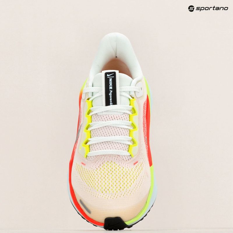 Nike Pegasus 41 Gipfel weiß/hellrot/gletscherblau/chrom Kinder Laufschuhe 9