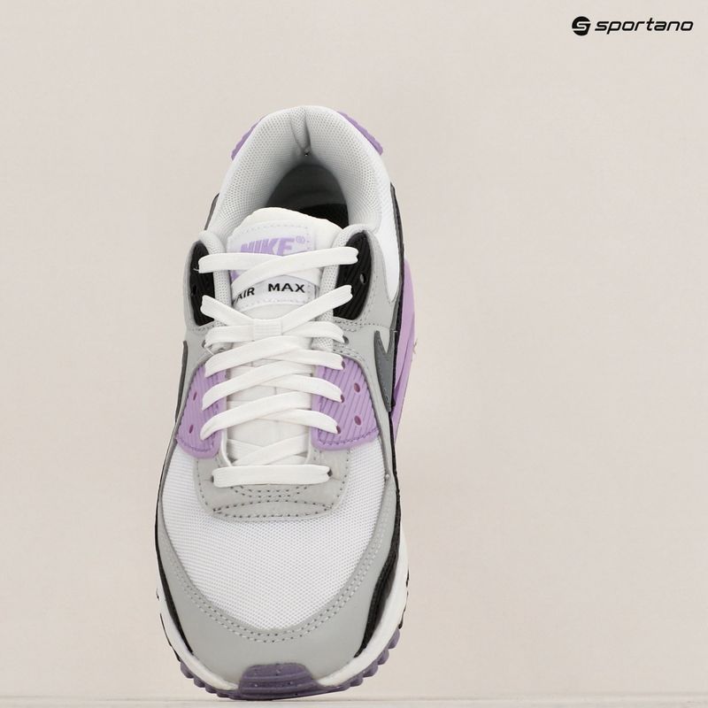 Nike Air Max 90 Damen Schuhe weiß/lila/photon dust/cool grey 9