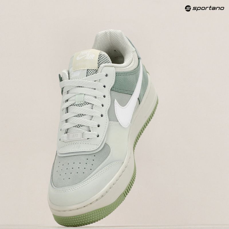 Nike Air Force 1 Shadow Damen Schuhe Fichte Aura/Pistazie Frost/Silberkiefer/Weiß 9