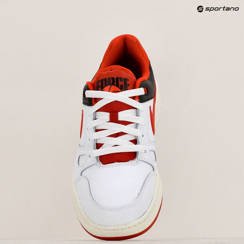 Männer Nike Full Force Low weiß/schwarz/team orange/polar Schuhe 9