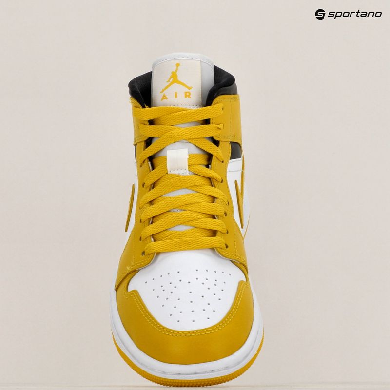 Damenschuhe Air Jordan 1 Mid white/black/vivid sulfur 9
