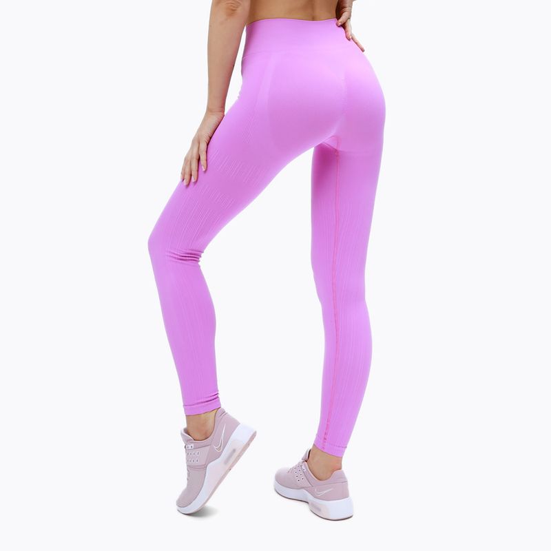 Women's Gym Glamour Push-up Leggings rosa 368 3