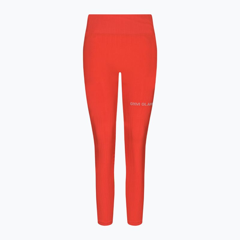 Women's Gym Glamour Push-up Leggings orange 369 6