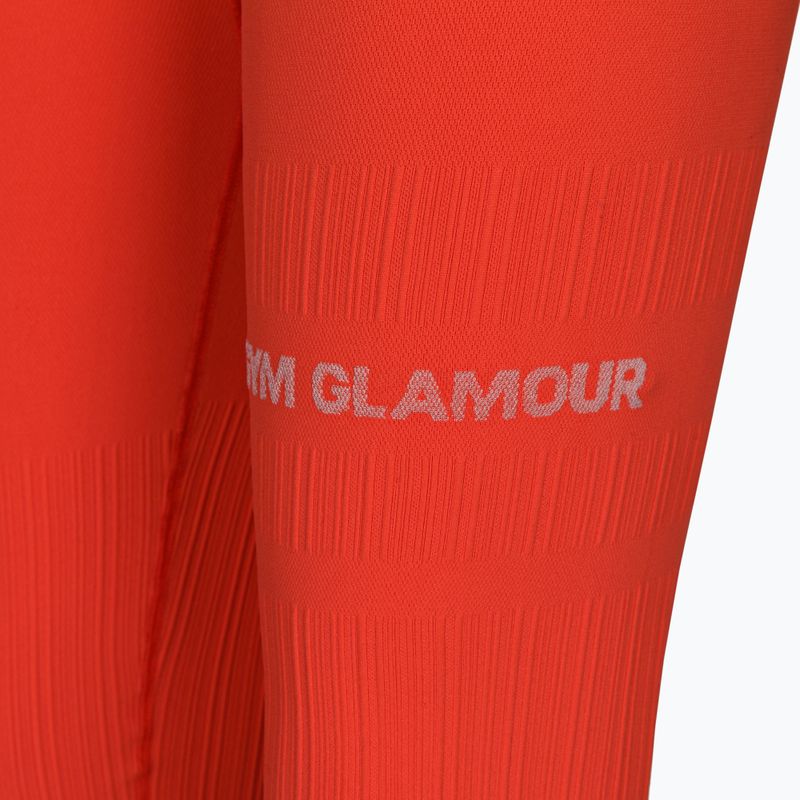 Women's Gym Glamour Push-up Leggings orange 369 8