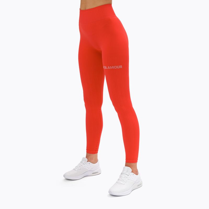 Women's Gym Glamour Push-up Leggings orange 369