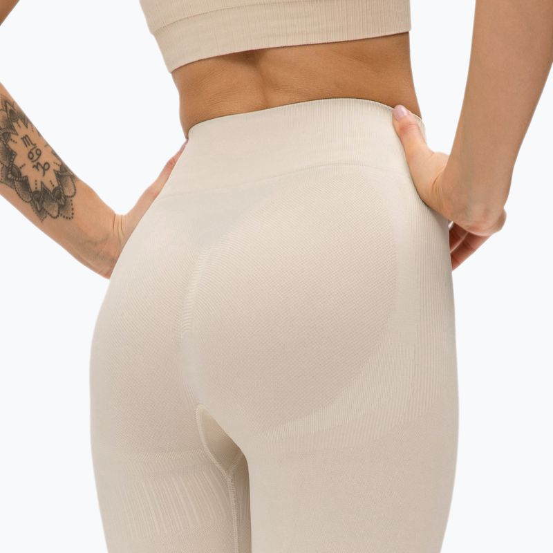 Women's Gym Glamour Push-up Leggings beige 375 5