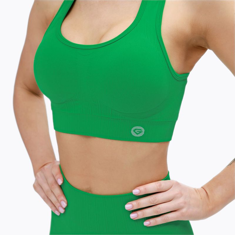 Damen Trainings-BH Gym Glamour push up grün 376 4