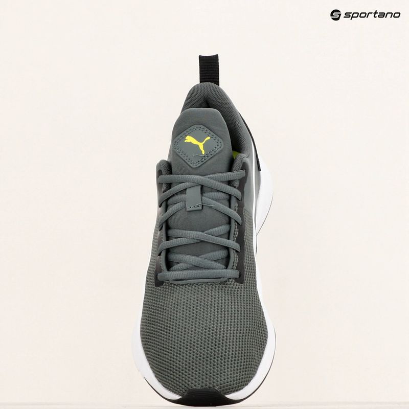 PUMA Flyer Runner Kinderschuhe mineral grey/puma white/puma black 8
