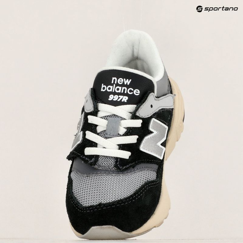 New Balance 997's Hook & Loop V1 Kinderschuhe schwarz 9