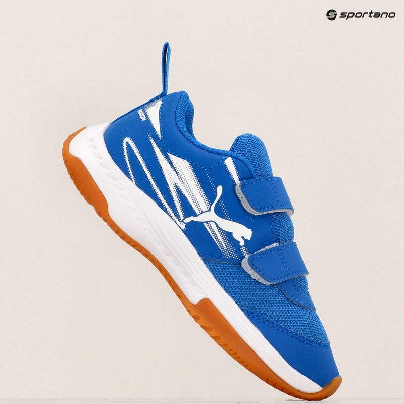 Kinder-Hallensportschuhe PUMA Varion II V Jr puma team royal/puma weiß/gum 16