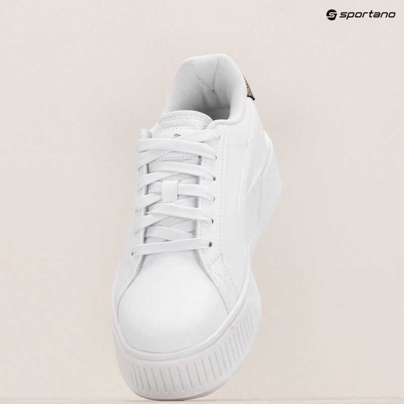 PUMA Karmen Metallic Shine Damen Schuhe puma weiß/puma silber/puma gold 12