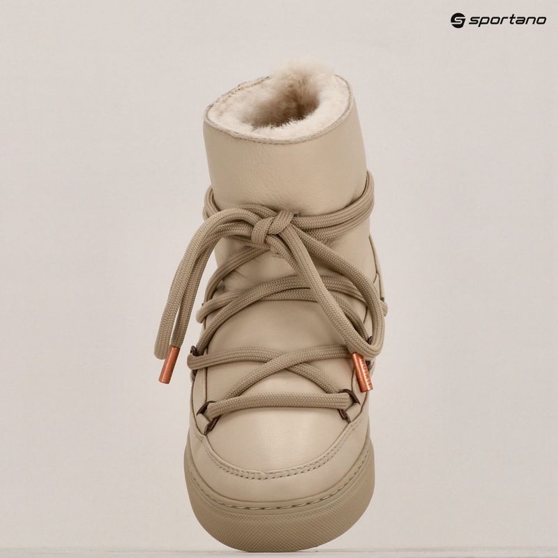 INUIKII Vollleder Damen Schneestiefel creme 9