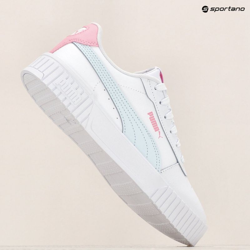 PUMA Carina 2.0 Kinderschuhe puma weiß/tautropfen/rosa lila 16