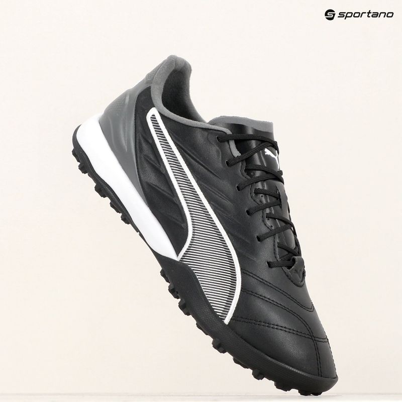 PUMA King Pro TT Fußballschuhe puma schwarz/puma weiß/cool dunkelgrau 18