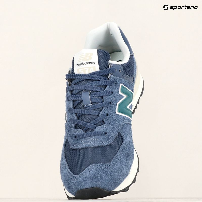 New Balance 574's V2 navy/grün Schuhe 10