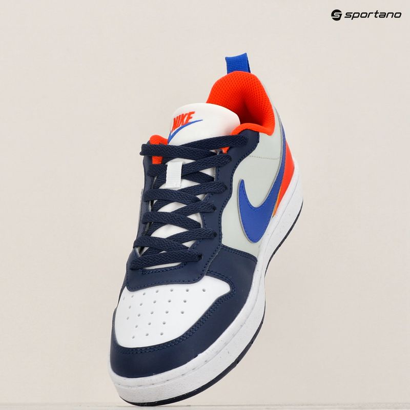 Nike Court Borough Low Recraft Mitternachtsmarine/Hyper Royal/Team Orange Schuhe 9