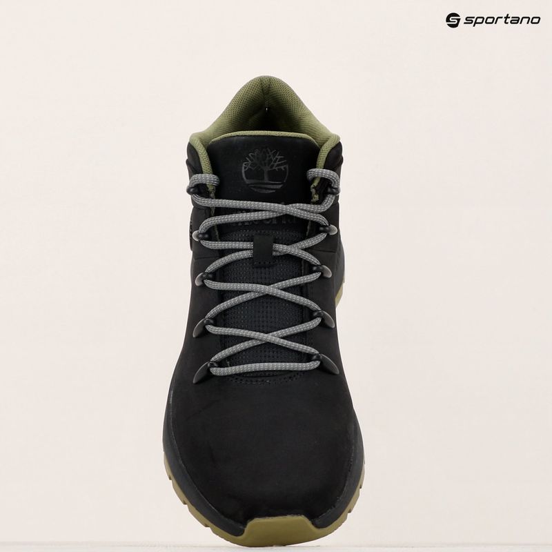 Schuhe Herren Timberland Sprint Trekker Mid Lace black nubuck/med green 9