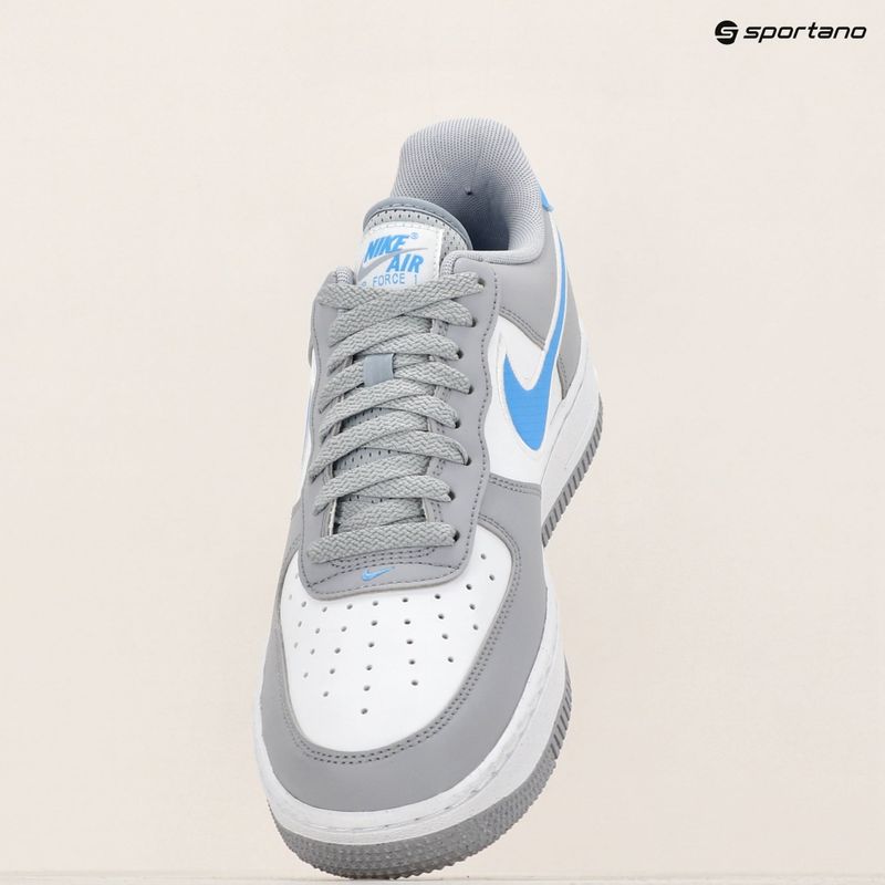 Schuhe Herren Nike Air Force 1 '07 Next Nature wolf grey / white / university bluebi 9