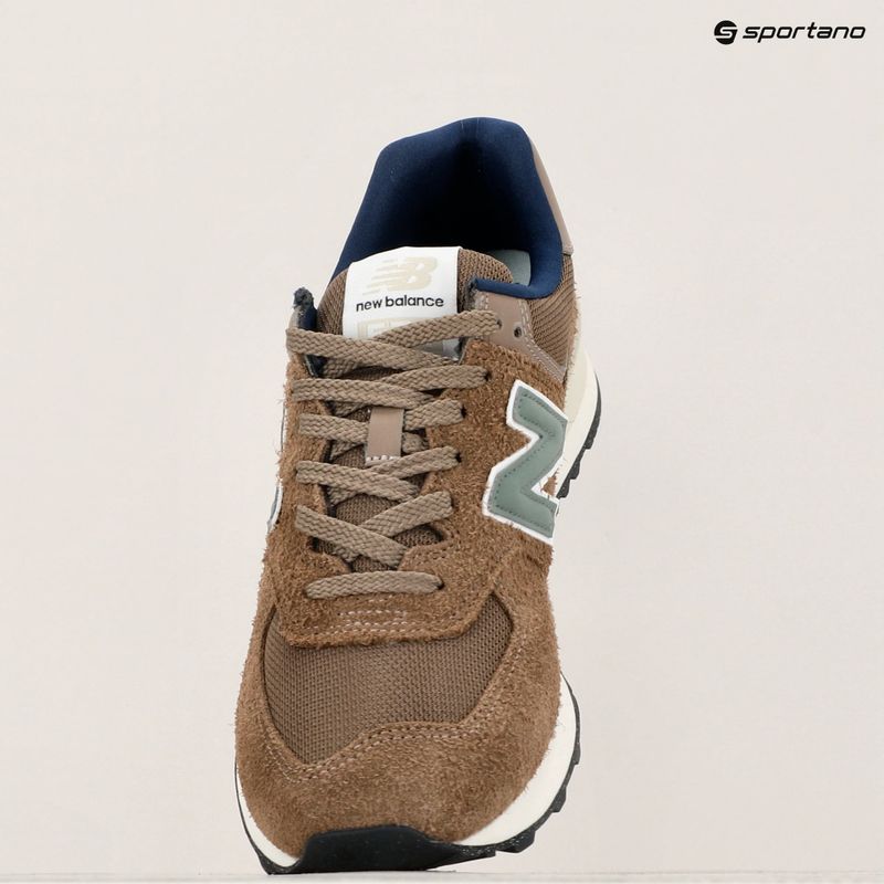 New Balance 574's V2 braun/royal blau Schuhe 11