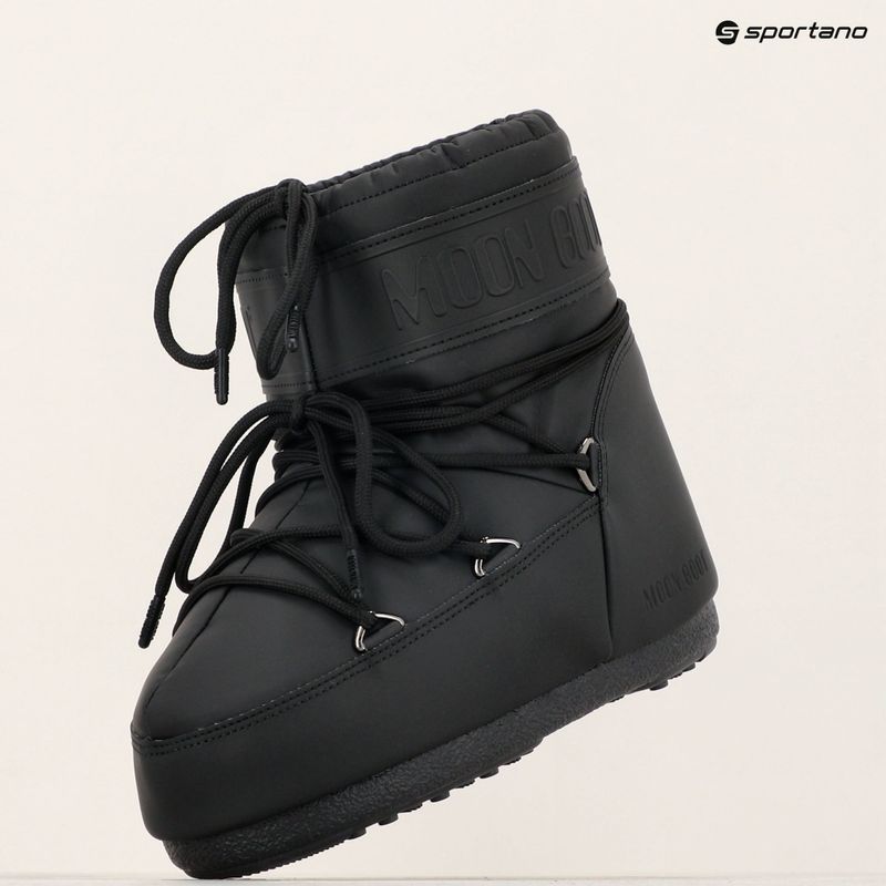 Damen Schneestiefel Moon Boot Icon Low Rubber schwarz 10