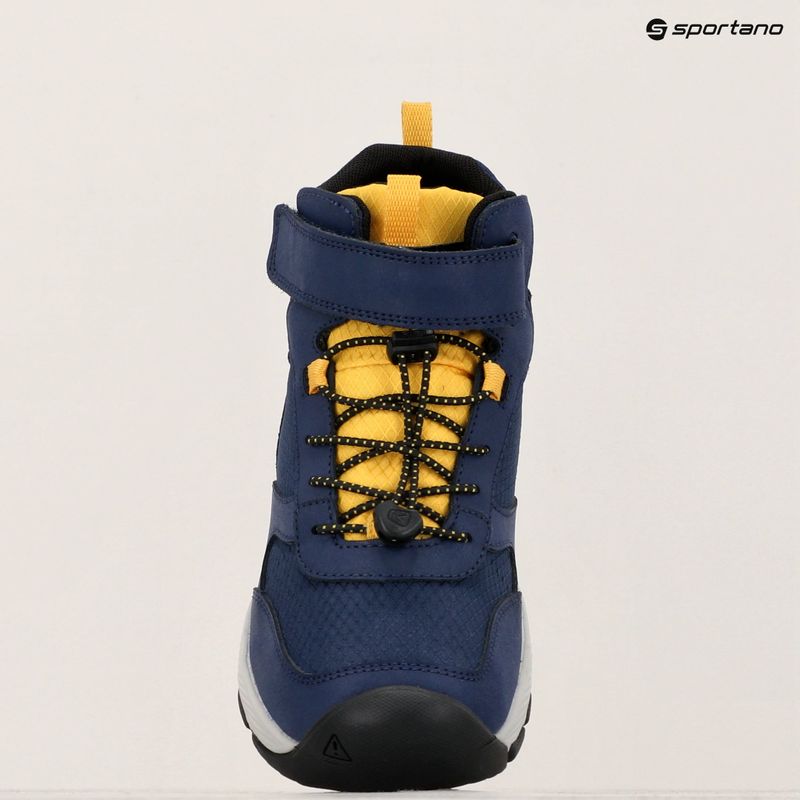 Wanderschuhe Kinder KEEN Skua Mid WP JR naval academy/yolk yellow 9