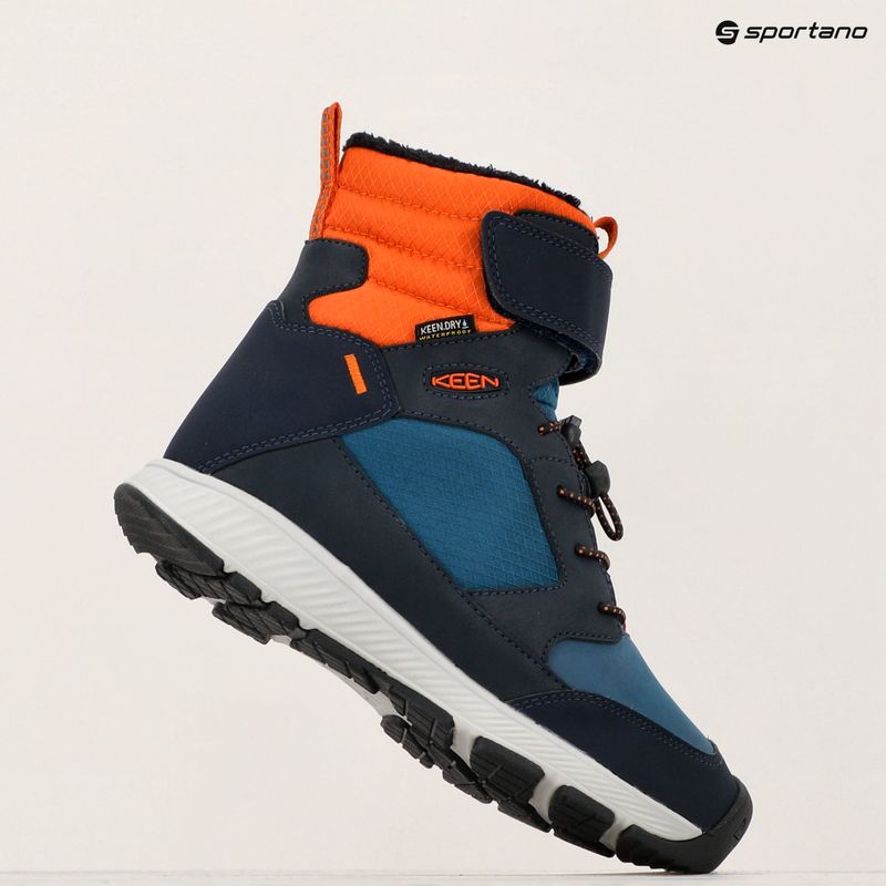 Schneeschuhe Kinder KEEN Skua Winter WP sky captain/gold flame 9