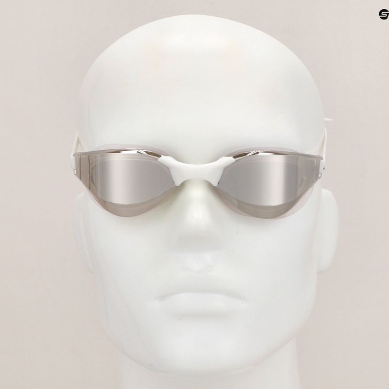 Schwimmbrille aquaFeel Ultra Cut Mirror weiß/silber 6