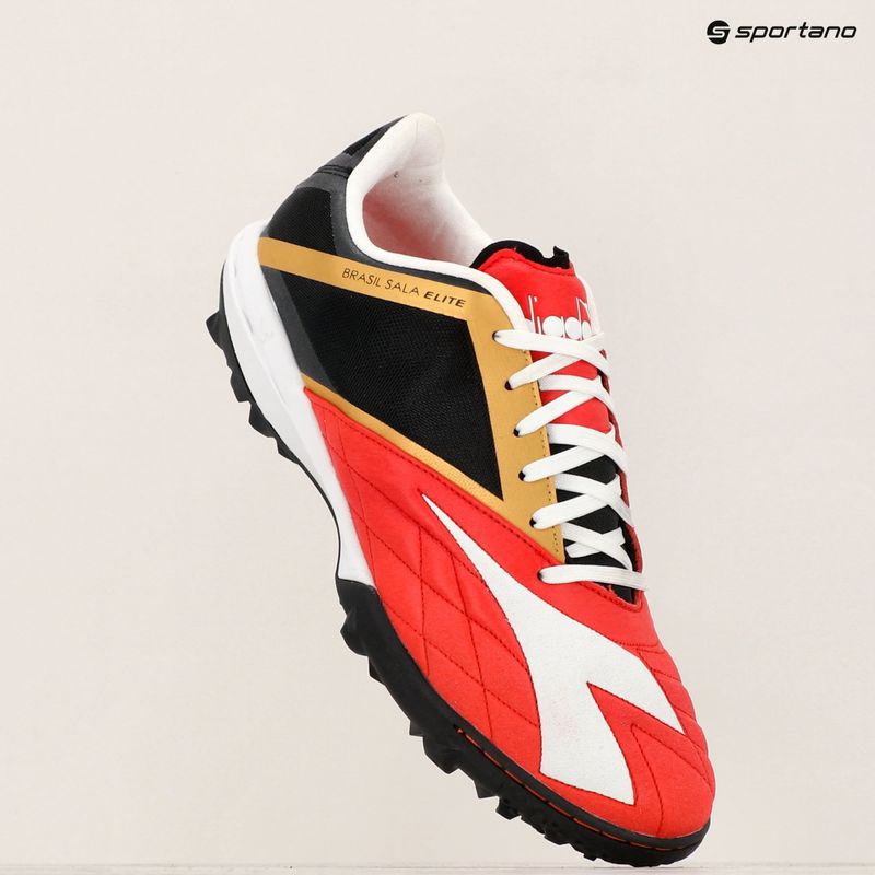 Fußballschuhe Herren Diadora Brasil Sala Elite TF milano red/white/black 9