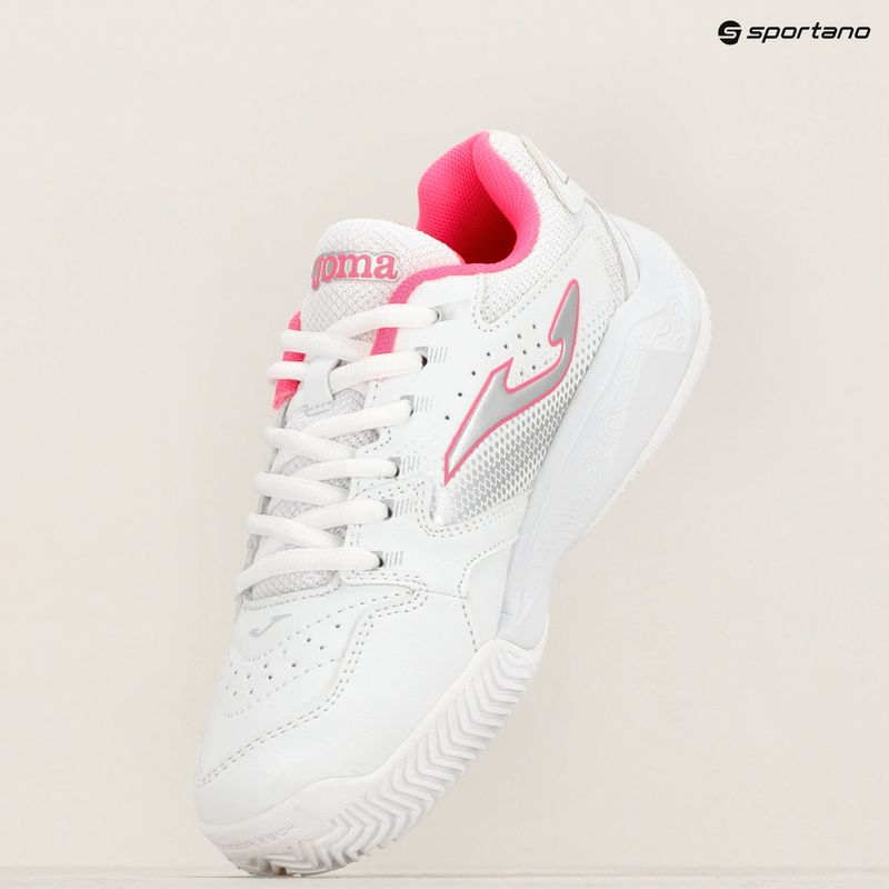 Tennisschuhe Kinder Joma Master 1000 JR C white/ fuchsia 11