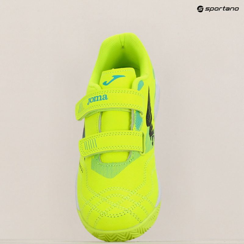 Fußballschuhe Kinder Joma Powerful IN lemon fluor