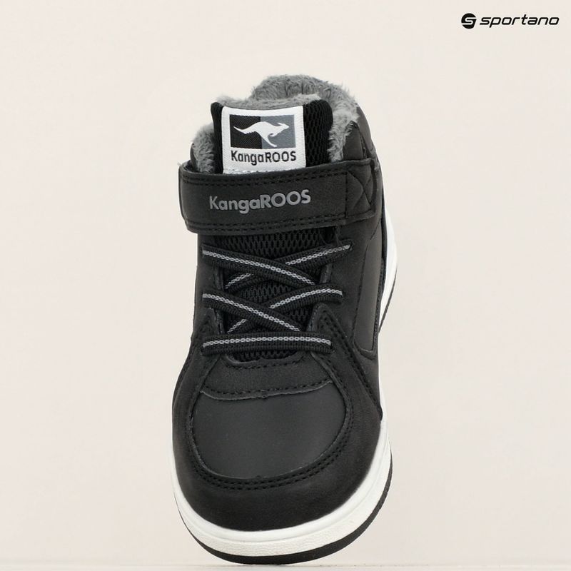 KangaROOS K-CPI Kalino Mid EV jet black / steel grey Kinderschuhe 16