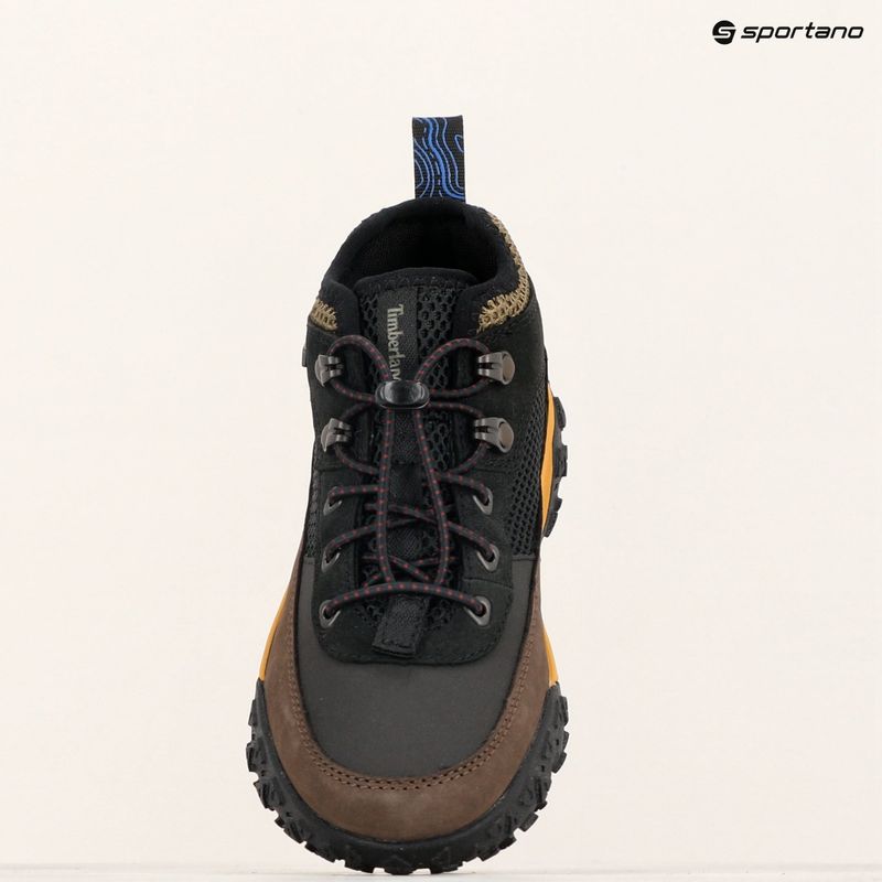 Schuhe Kinder Timberland Greenstride Motion 6 Low Lace black nubuck/brown 17