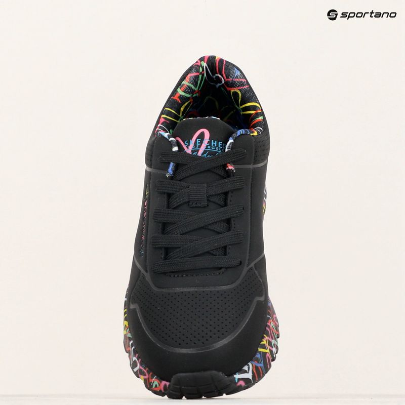 Schuhe Kinder SKECHERS Uno Lite Lovely Luv black/multicolor 9