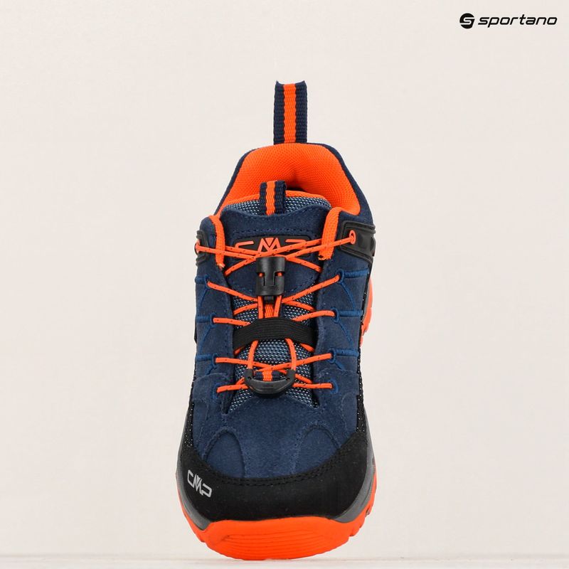 CMP Kinder-Trekking-Stiefel Rigel Low Wp b.blue / arancio 16