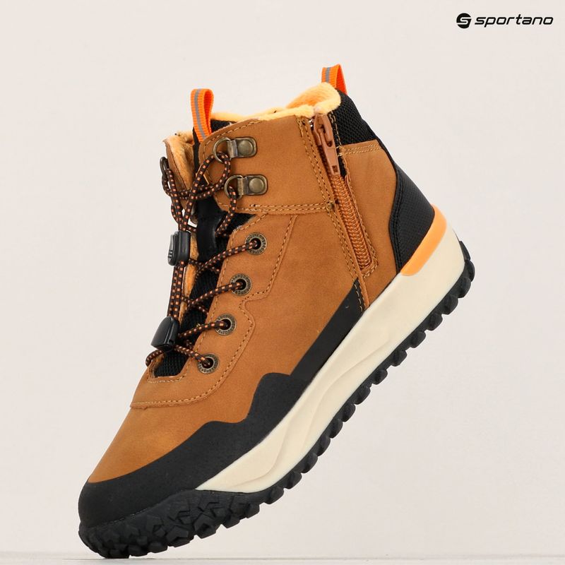 KangaROOS K-NB Vivi RV hellbraun / orange Junior Schneestiefel 16