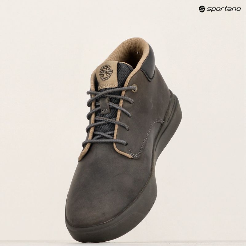 Schuhe Herren Timberland Seneca Bay Mid medium grey full grain 9