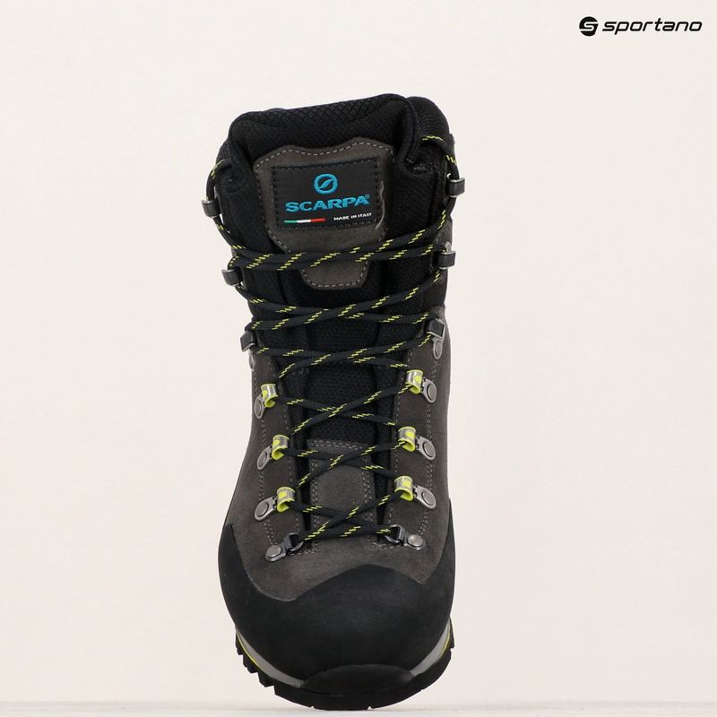 Bergsteigerschuhe Herren SCARPA Manta Tech GTX shark/lime 9