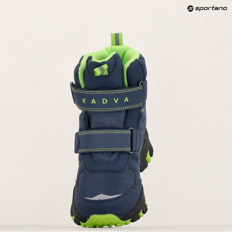 Kinder-Winterstiefel KADVA Snowey Mid WaterProof marineblau/grün 13