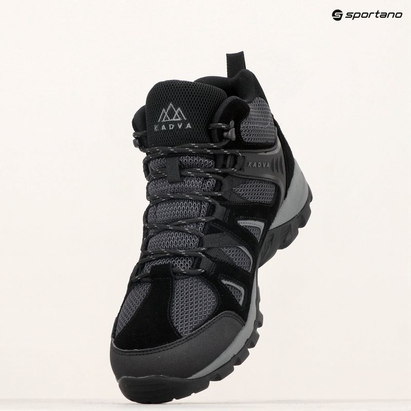 Herren-Trekkingstiefel KADVA Traver Mid WaterProof schwarz 17