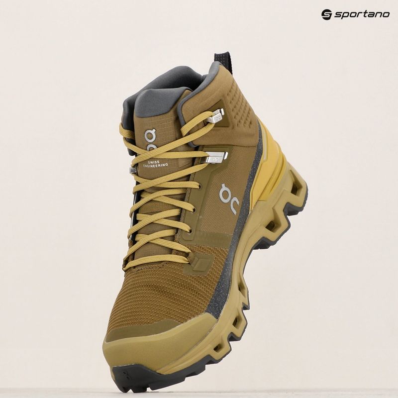 Herren On Cloudrock 2 Wasserdichte Jäger/Safari-Trekkingschuhe 9