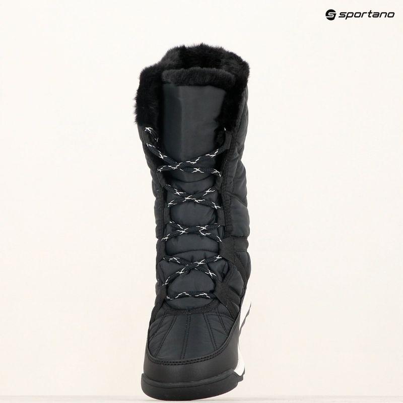 Sorel Whitney II Plus Tall Lace WP Damen Schneestiefel schwarz/Meersalz 10