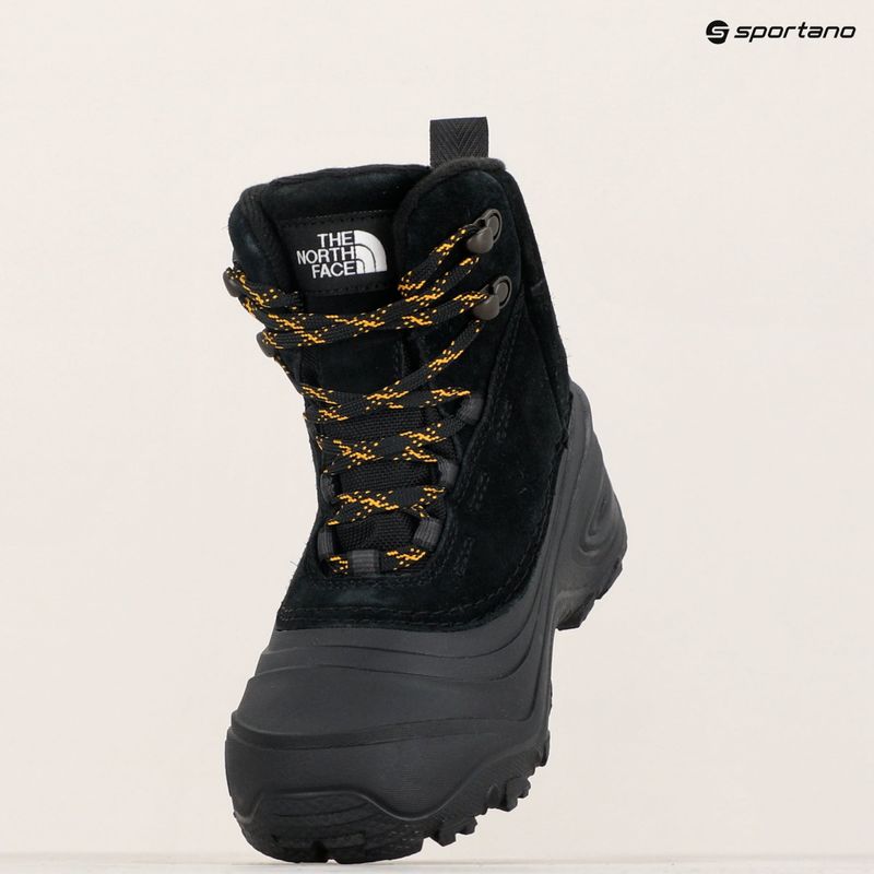 Kinder-Trekkingstiefel The North Face Chilkat V Lace WP schwarz/schwarz 16