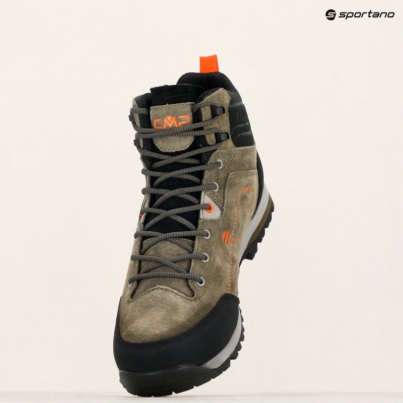 Herren-Trekking-Stiefel CMP Alcor 2.0 Low Wp fango / arancio 9