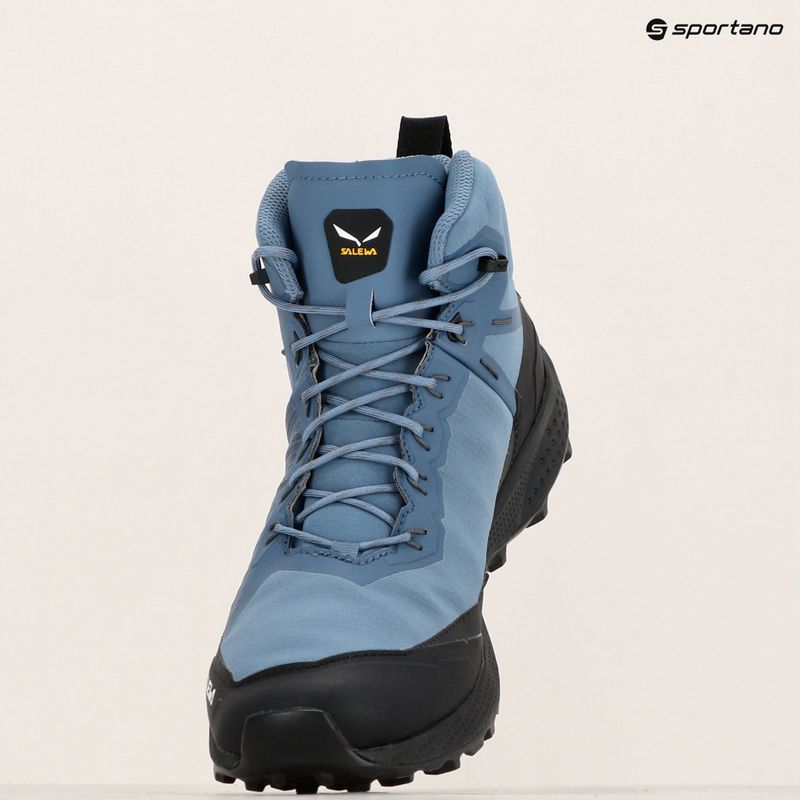 Herren-Trekkingstiefel Salewa Pedroc Pro Mid Ptx java blau/schwarz 12