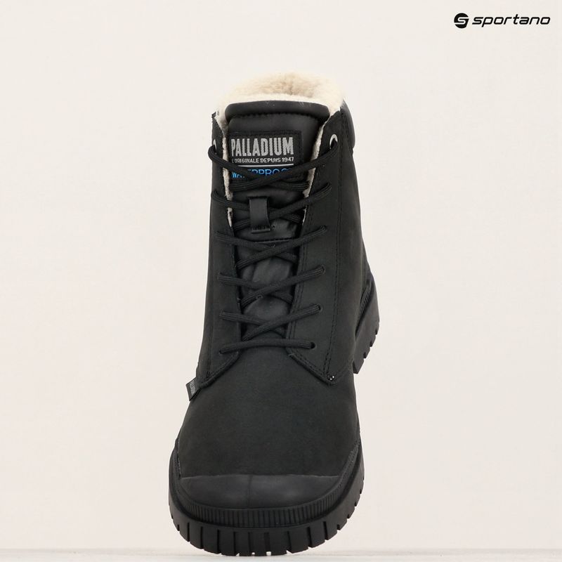 Palladium Stiefel SP20 Manschette Leder Wasserdicht WL schwarz 16