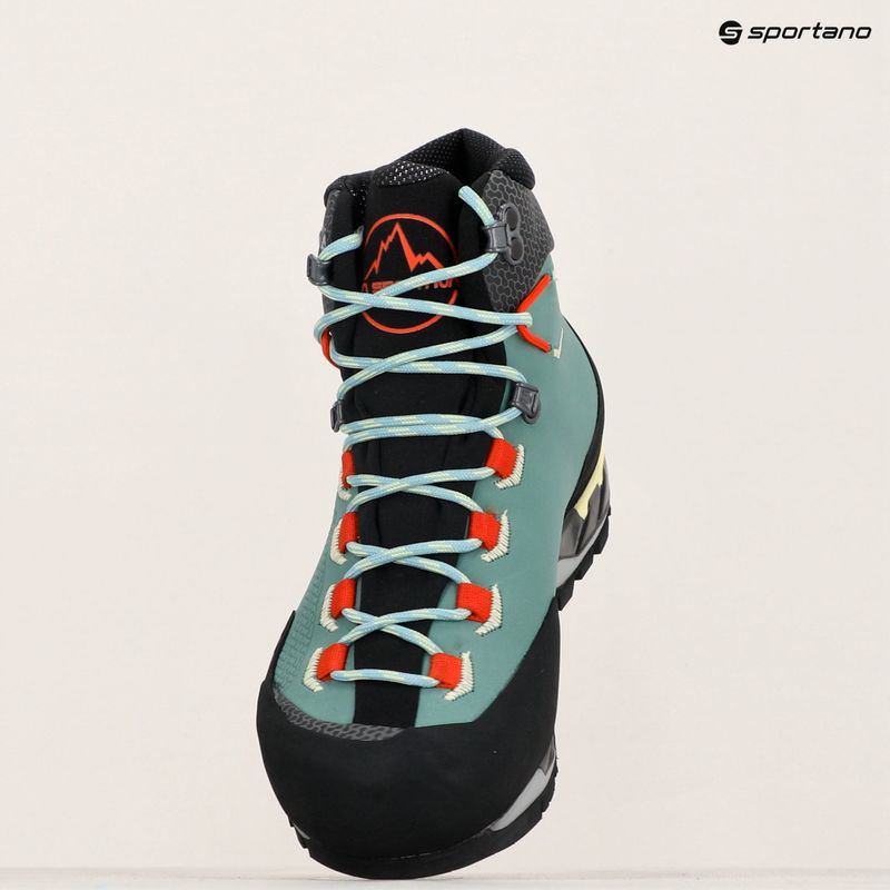 La Sportiva Damen-Höhenstiefel Trango Tech Leather GTX juniper/zest 9